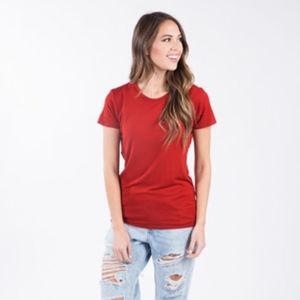 Brick Red Basic Tee